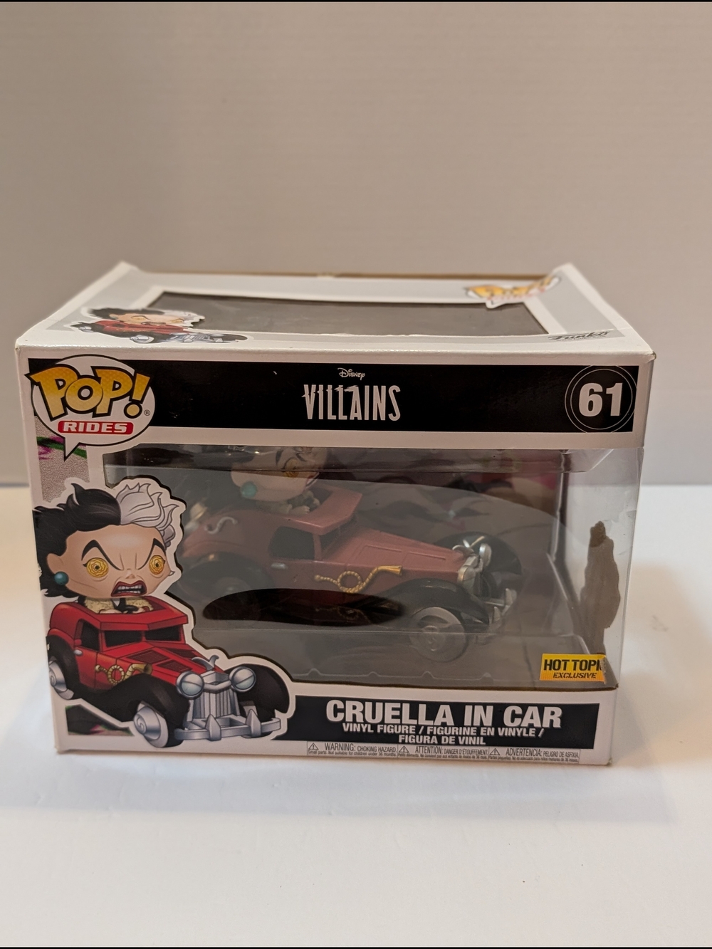 Funko Pop! Rides Cruella in Car #61 - Disney Villains